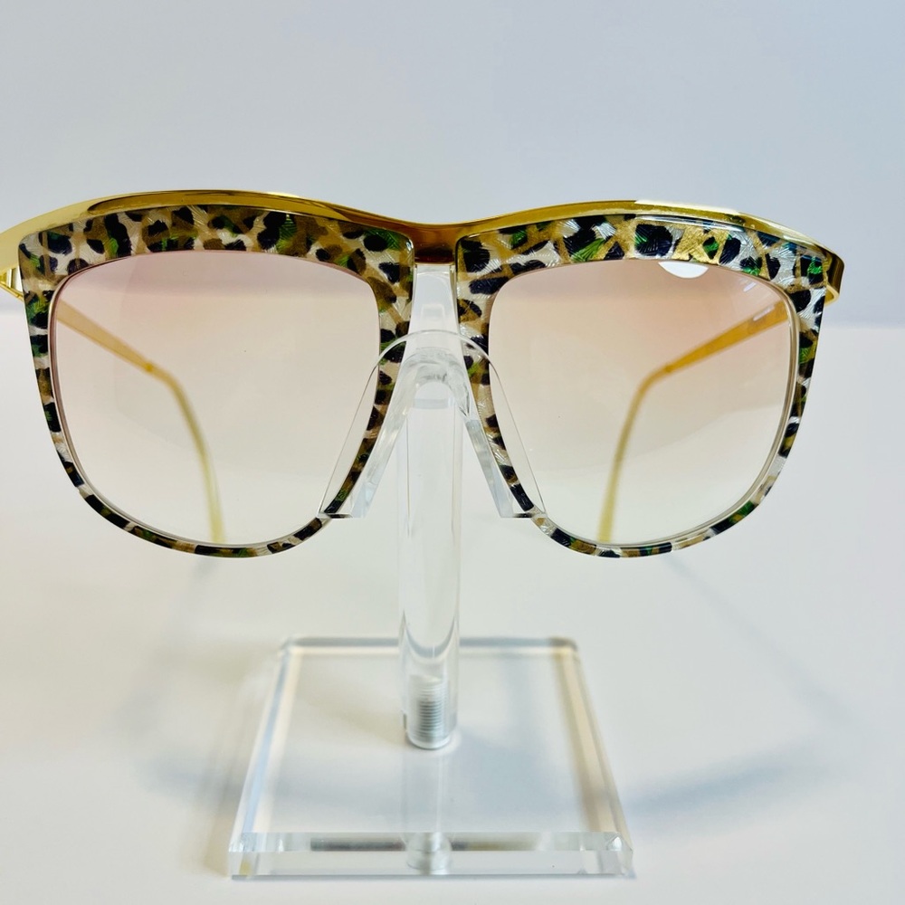 Vintage Zagato Collezione Leopard Eyeglasses Frame Handmade in Italy  237